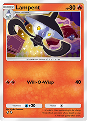 Lampent Mega Rising Card List