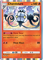Chandelure Mega Rising Card List