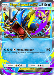 Mega Gyarados EX Mega Rising Card List