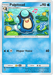 Palpitoad Mega Rising Card List