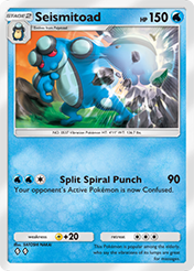 Seismitoad Mega Rising Card List