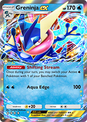 Greninja EX Mega Rising Card List