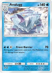 Avalugg Mega Rising Card List