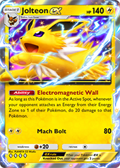 Jolteon EX Mega Rising Card List