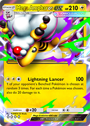 Mega Ampharos EX Mega Rising Card List