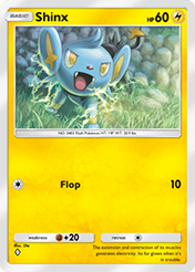 Shinx Mega Rising Card List