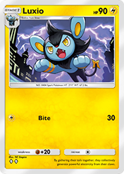 Luxio Mega Rising Card List