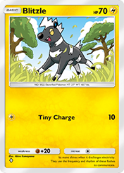 Blitzle Mega Rising Card List