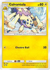 Galvantula Mega Rising Card List