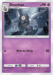Dusclops Mega Rising Card List