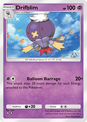 Drifblim Mega Rising Card List
