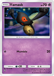 Yamask Mega Rising Card List