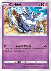 Carbink Mega Rising Card List