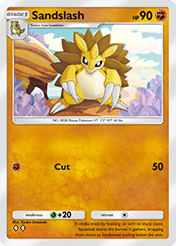 Sandslash Mega Rising Card List