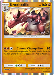 Krookodile Mega Rising Card List