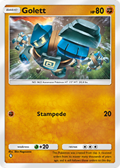 Golett Mega Rising Card List