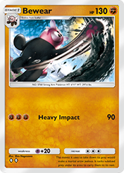 Bewear Mega Rising Card List