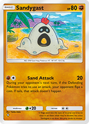 Sandygast Mega Rising Card List