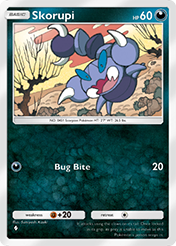 Skorupi Mega Rising Card List