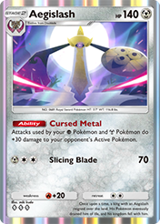 Aegislash Mega Rising Card List