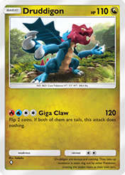 Druddigon Mega Rising Card List