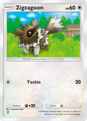 Zigzagoon Mega Rising Card List