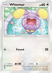 Whismur Mega Rising Card List