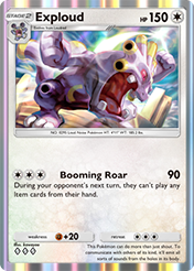 Exploud Mega Rising Card List