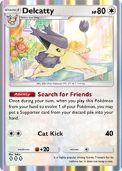 Delcatty Mega Rising Card List