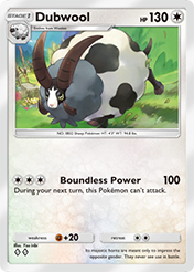 Dubwool Mega Rising Card List