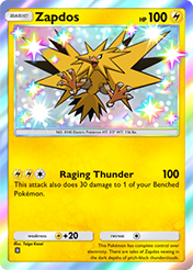 Zapdos Mega Rising Card List