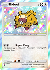 Bidoof Mega Rising Card List