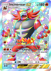 Incineroar EX Mega Rising Card List