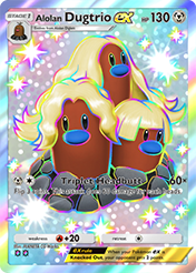 Alolan Dugtrio EX Mega Rising Card List