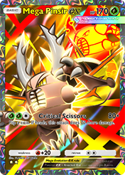 Mega Pinsir EX Mega Rising Card List