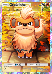 Growlithe Mega Rising Card List