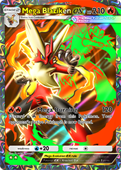 Mega Blaziken EX Mega Rising Card List