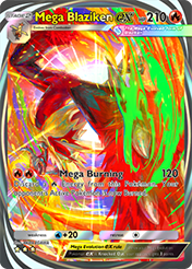 Mega Blaziken EX Mega Rising Card List
