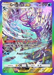 Greninja EX Mega Rising Pokemon Pocket Card