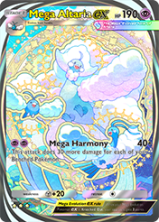 Mega Altaria EX Mega Rising Card List