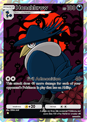 Honchkrow Mega Rising Card List