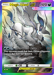 Mega Absol EX Mega Rising Pokemon Pocket Card