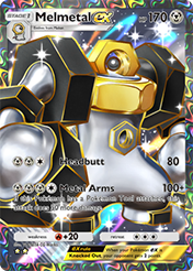 Melmetal EX Mega Rising Pokemon Pocket Card