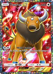 Tauros EX Mega Rising Pokemon Pocket Card