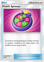 Prank Spinner Mega Rising Card List