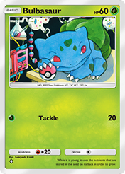 Bulbasaur Crimson Blaze Card List