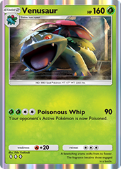 Venusaur Crimson Blaze Card List