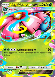 Mega Venusaur EX Crimson Blaze Card List