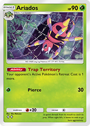 Ariados Crimson Blaze Card List