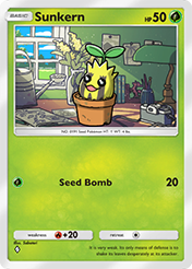 Sunkern Crimson Blaze Card List